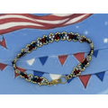 Patriot Gold - Peyote Picot Bracelet