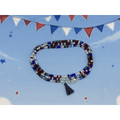 4th of July - Skinny Seed Bead Wrap