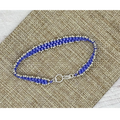 Peyote Picot Bracelet - Violet Alabaster