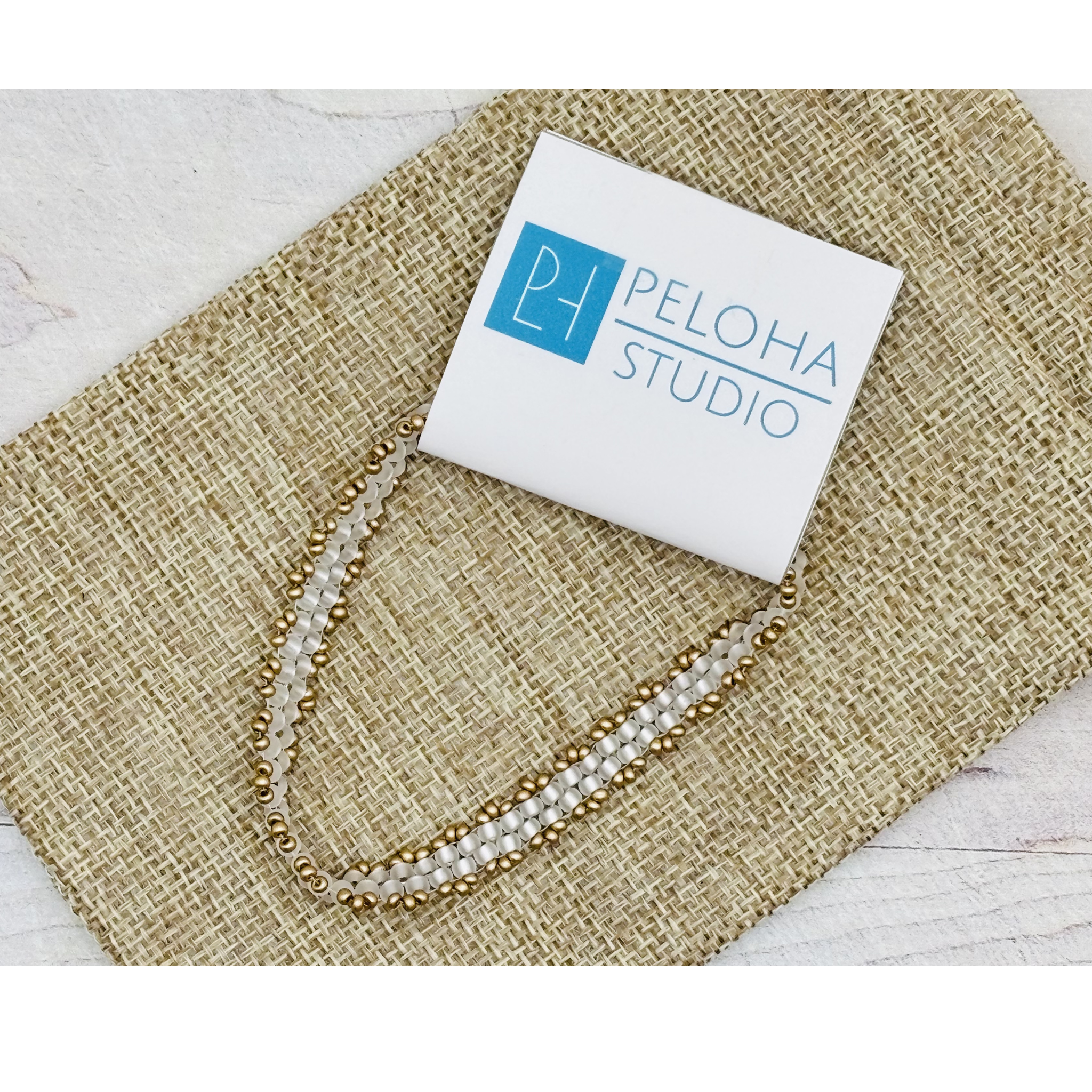 Peyote Picot Bracelet - Silver Lined Crystal