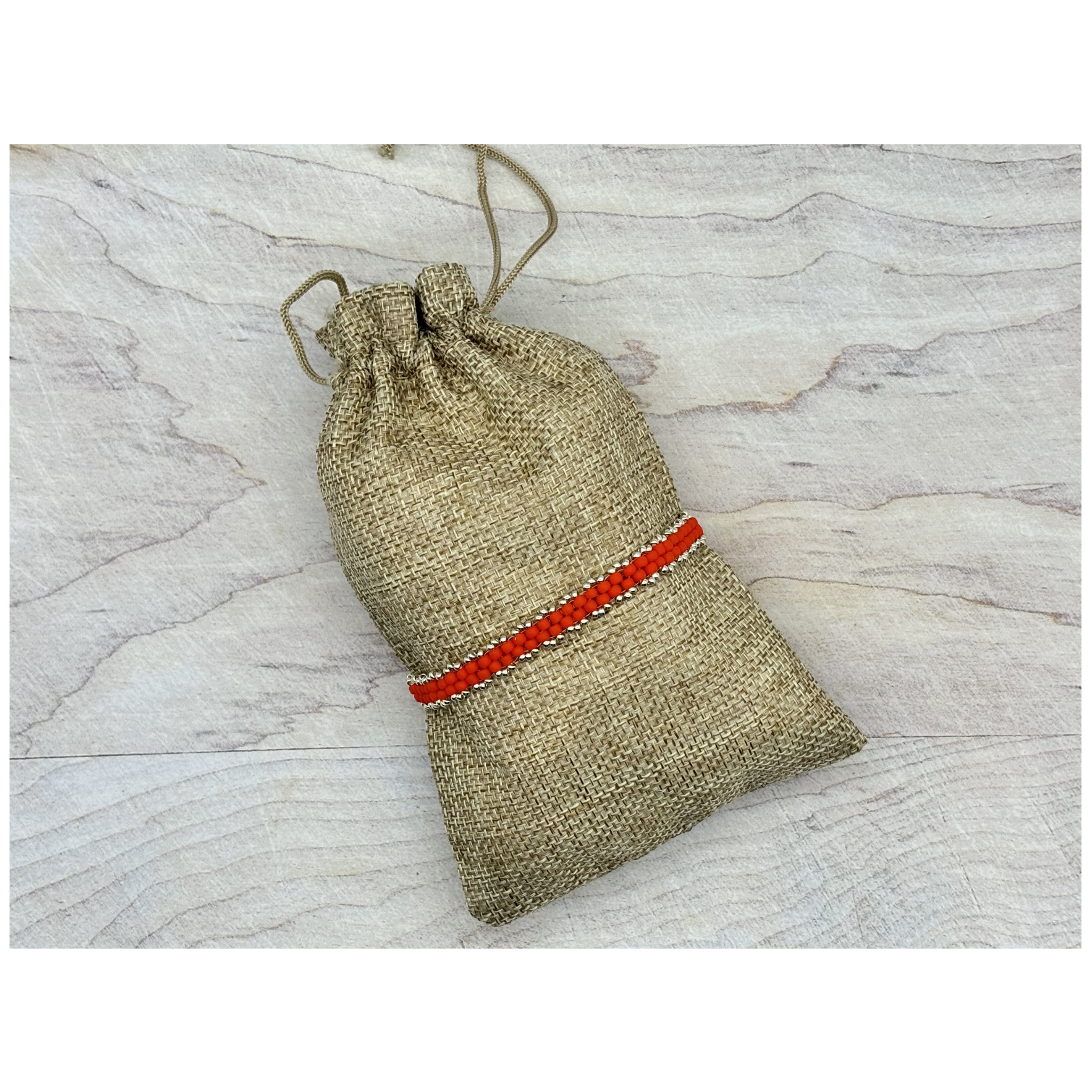 Peyote Picot Bracelet - Frosted Sunset